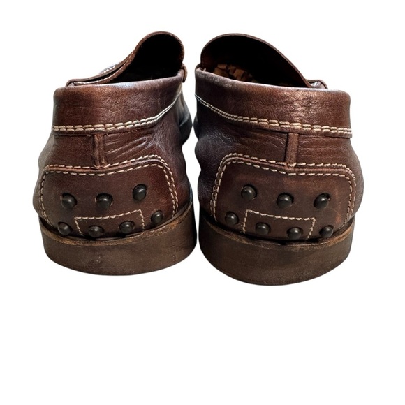 Tod\'s Brown Suede Leather Mens 9 Casual Driving Penny Loafer Dress Shoes S3 main image 11